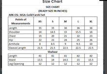 Load image into Gallery viewer, Gold Farshi Suit (2-4 weeks delivery)