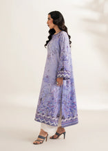 Load image into Gallery viewer, Lavender Printed Embroidered Shirt (2-4 weeks delivery)