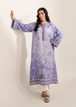 Load image into Gallery viewer, Lavender Printed Embroidered Shirt (2-4 weeks delivery)