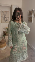 Load image into Gallery viewer, Maria B inspired green suit(Immediate Dispatch)