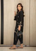 Load image into Gallery viewer, Coal Black Embroidered Lawn (2-4 weeks delivery)
