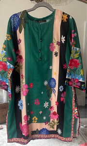 Summer printed lawn 2 piece set