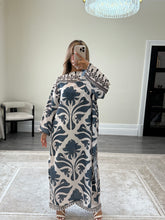 Load image into Gallery viewer, New blue crystal lawn collection 2 piece lawn long shirt with trouser