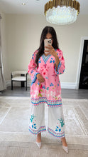 Load image into Gallery viewer, Dananeer inspired lawn printed coord set with shirt and trouser Asian clothing