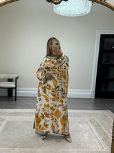 Load image into Gallery viewer, Printed long kaftan with trouser 2 piece set