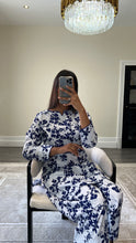 Load image into Gallery viewer, Poly cotton printed 2 piece coord with shirt and trouser.