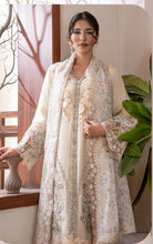 Load image into Gallery viewer, Maria B inspired collection. Chiffon shirt with embroidery and embellishments. Trouser and duppata.