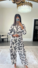 Load image into Gallery viewer, Poly cotton printed 2 piece coord with shirt and trouser.