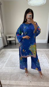 Summer printed lawn 2 piece set