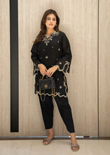 Load image into Gallery viewer, Coal Black Embroidered Lawn (2-4 weeks delivery)