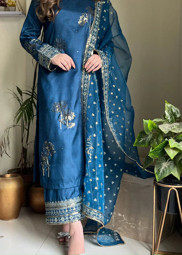 Teal kattan silk (2-4 weeks delivery)