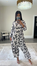 Load image into Gallery viewer, Poly cotton printed 2 piece coord with shirt and trouser.