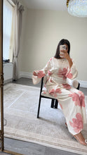 Load image into Gallery viewer, New floral coord set with side tie detailing and wide leg trouser
