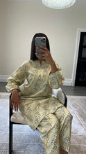 Load image into Gallery viewer, Poly cotton printed 2 piece coord with shirt and trouser.