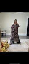Load image into Gallery viewer, Floral print suit. With organza and wide leg trouser.Pakistani Indian shalwar kameez.
