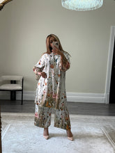 Load image into Gallery viewer, X-LARGE jacquard printed 2 piece suit set with shirt and trouser