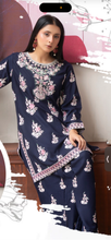 Load image into Gallery viewer, Design 3 dhanak Embroidered coord with farshi shalwar