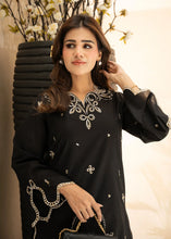Load image into Gallery viewer, Coal Black Embroidered Lawn (2-4 weeks delivery)