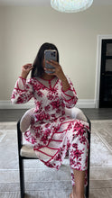 Load image into Gallery viewer, Poly cotton printed 2 piece coord with shirt and trouser.