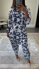 Load image into Gallery viewer, Poly cotton printed 2 piece coord with shirt and trouser.