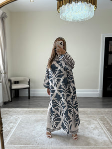New blue crystal lawn collection 2 piece lawn long shirt with trouser