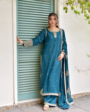 Load image into Gallery viewer, Nataliyah Set Stitched 3 pc (3-4 Weeks Delivery)