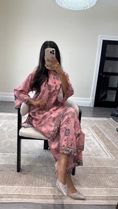 Summer printed lawn 2 piece set