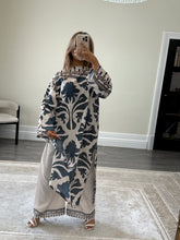 Load image into Gallery viewer, New blue crystal lawn collection 2 piece lawn long shirt with trouser