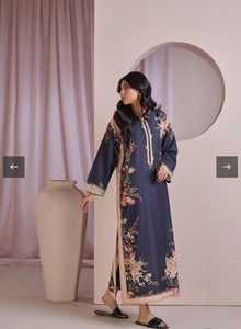 Black Rose Kaftan 2 piece (2-4 weeks delivery)