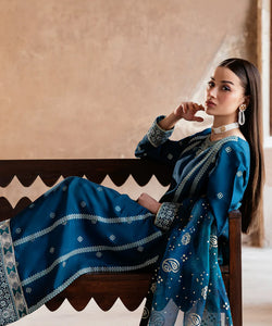 3 PIECE - EMBROIDERED RAW SILK SUIT. (2-5 weeks Delivery)