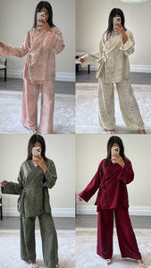 Women’s New Side Tie Sets - Comfortable Womenswear with Stylish Tie Detailing
