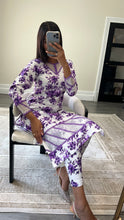 Load image into Gallery viewer, Poly cotton printed 2 piece coord with shirt and trouser.
