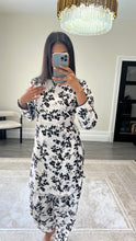 Load image into Gallery viewer, Poly cotton printed 2 piece coord with shirt and trouser.