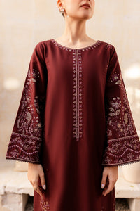 Adney 2Pc - Embroidered Khaddar Dress (2-5 weeks delivery)