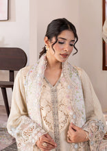 Load image into Gallery viewer, Maria B inspired collection. Chiffon shirt with embroidery and embellishments. Trouser and duppata.