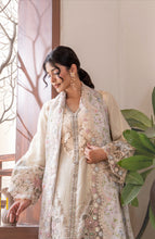 Load image into Gallery viewer, Maria B inspired collection. Chiffon shirt with embroidery and embellishments. Trouser and duppata.