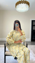 Load image into Gallery viewer, Poly cotton printed 2 piece coord with shirt and trouser.