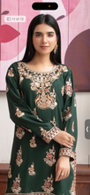 Load image into Gallery viewer, Design 3 dhanak Embroidered coord with farshi shalwar