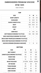 EMBROIDERED PREMIUM VISCOSE RTW-1231