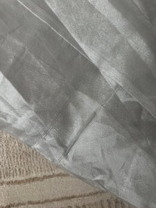 Defective Organza handwork embroidered suit with organza duppata