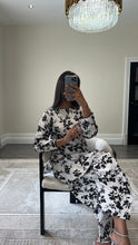 Load image into Gallery viewer, Poly cotton printed 2 piece coord with shirt and trouser.