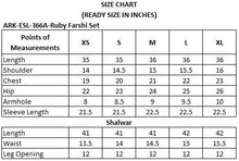 Load image into Gallery viewer, Maroon Farshi set (2-4 weeks delivery)
