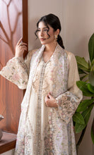 Load image into Gallery viewer, Maria B inspired collection. Chiffon shirt with embroidery and embellishments. Trouser and duppata.