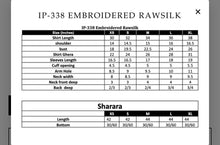 Load image into Gallery viewer, IP-338 EMBROIDERED RAWSILK (2-4 weeks delivery)