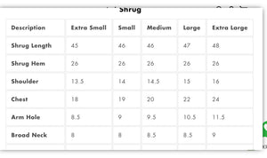 Shrug (2-4 weeks delivery)