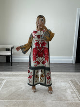 Load image into Gallery viewer, Jacquard printed 2 piece set with shirt and trouser.