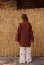 Load image into Gallery viewer, 2PC Embroidered Khaddar MSK 05 – Brown (2-4 weeks delivery)