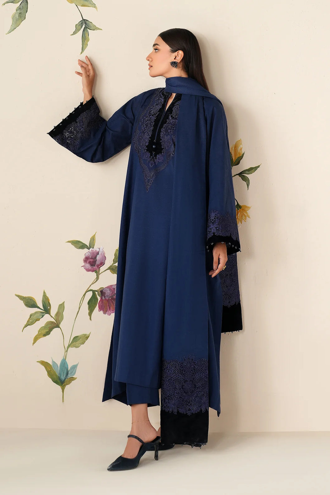 EMBROIDERED KHADDAR PR-1197