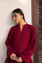 Load image into Gallery viewer, 2PC Embroidered Khaddar MSK 05 – Maroon (2-4 weeks delivery)