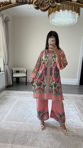 Summer printed lawn 2 piece set